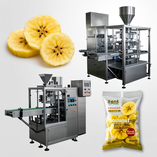 給袋式包裝機(jī)助力香蕉片自動化包裝