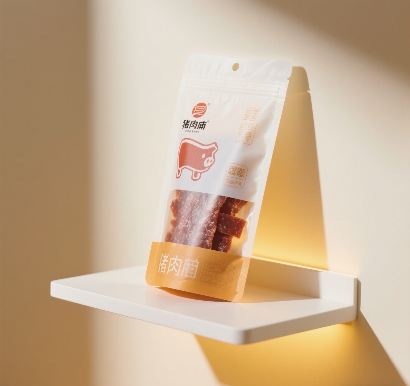 小袋裝豬肉脯如何高效進(jìn)大包裝？給袋式包裝機(jī)一站式解決方案